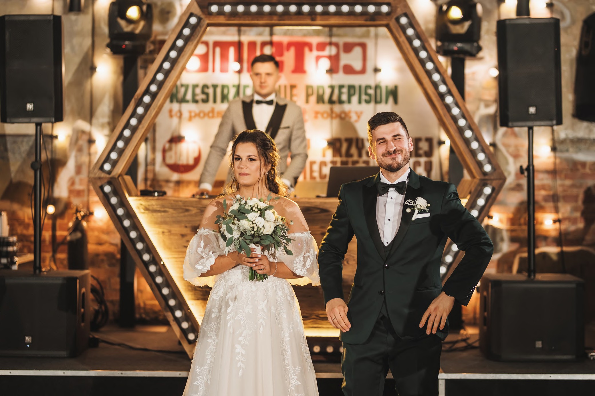 Oświetlenie parkietu weselnego